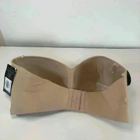 Bali Cool Comfort Fabric Flex Fit Bra size XL Light Beige 7 ways to wear NWT - Picture 2 of 12